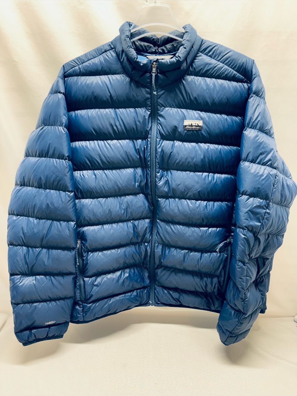Eddie Bauer Bright Blue Quilted Puffer Jacket